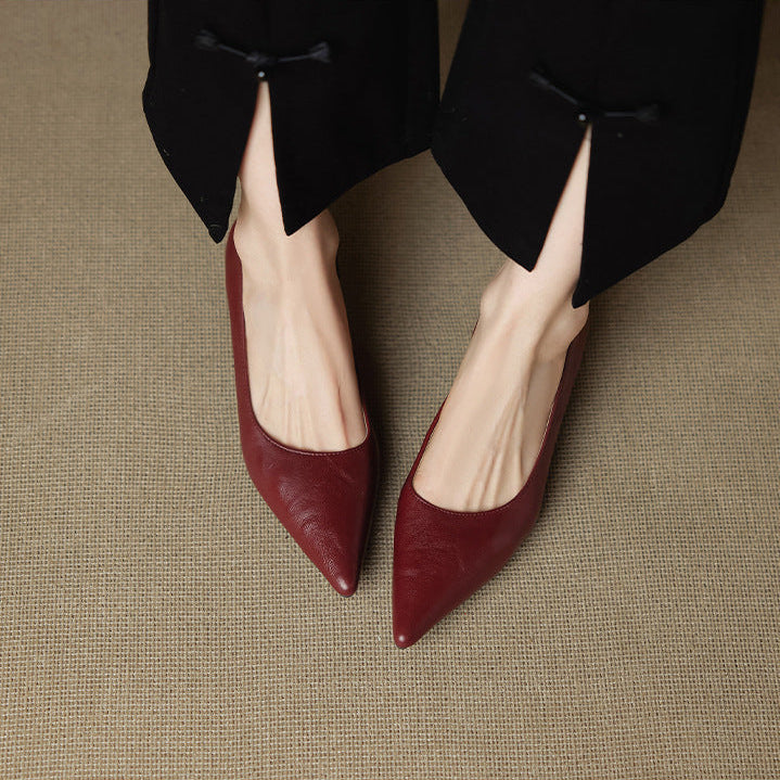Selva Genuine Leather Heels