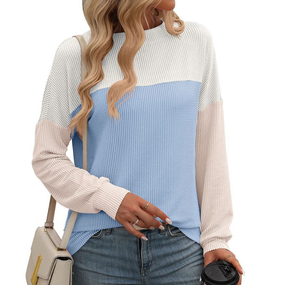 ALYSSA™ - Comfy Crewneck Long Sleeve Sweatshirt