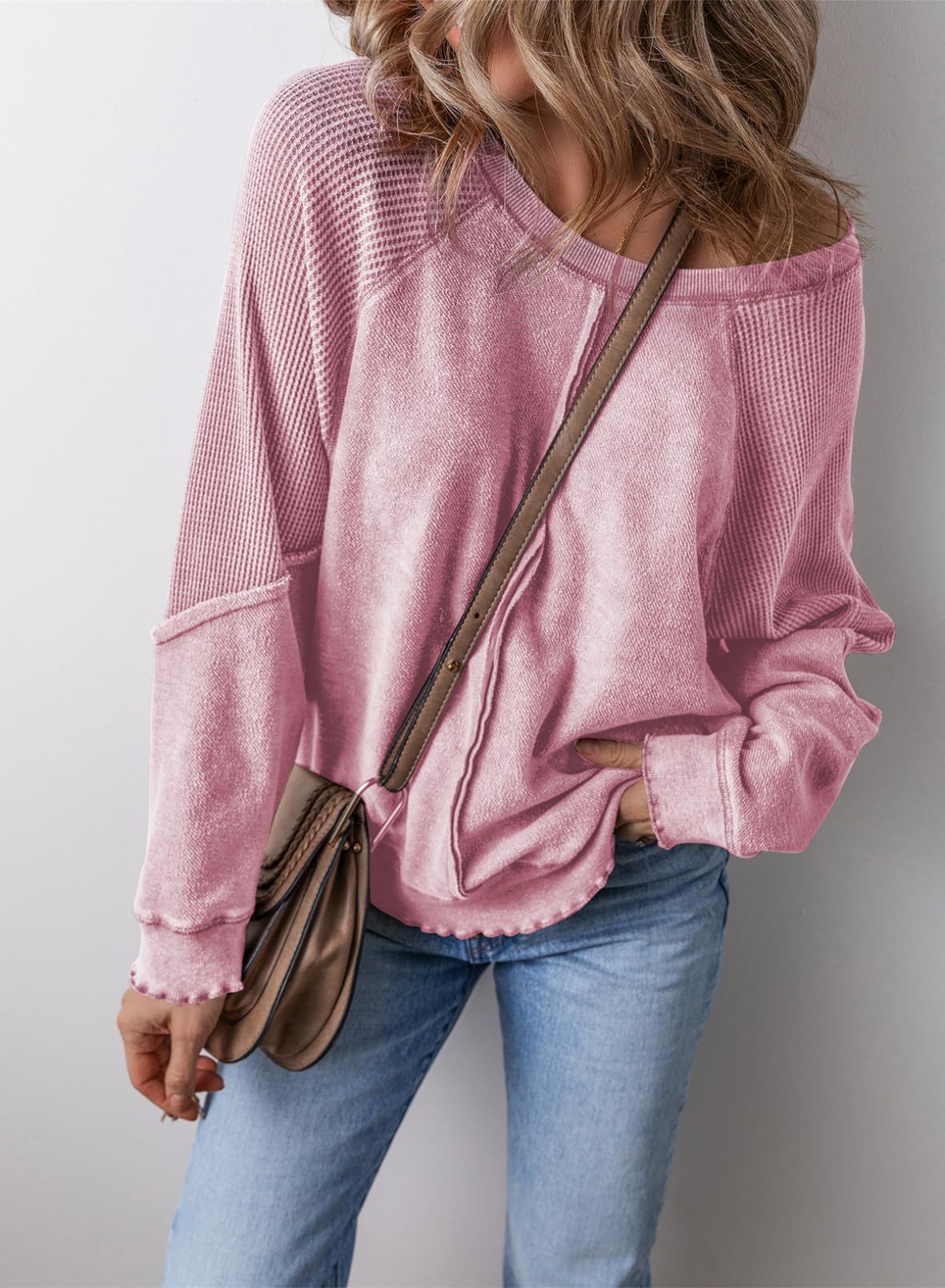 PRECIOUS™ - Casual Crew Neck Long Sleeve Sweatshirt