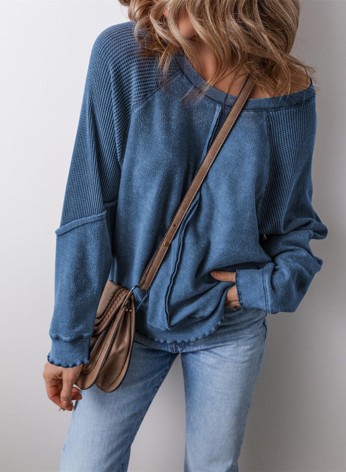 PRECIOUS™ - Casual Crew Neck Long Sleeve Sweatshirt