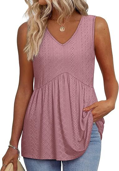 ELIORA™ - Effortless Flowy Sleeveless Tank Top