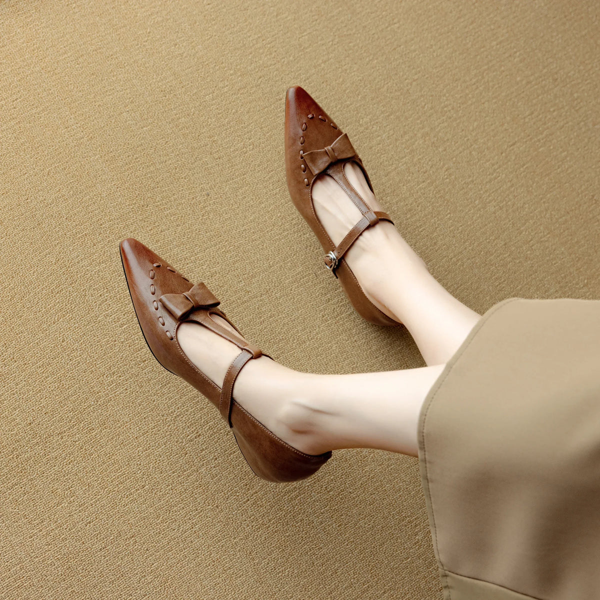 Darlyn Genuine Leather Pumps