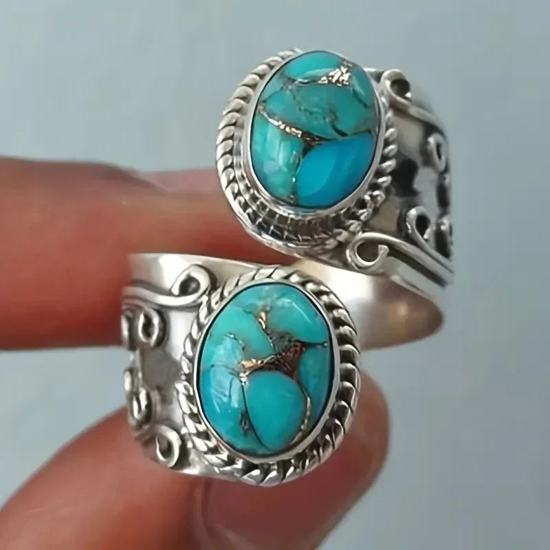 Prestige Turquoise Silver Band Ring