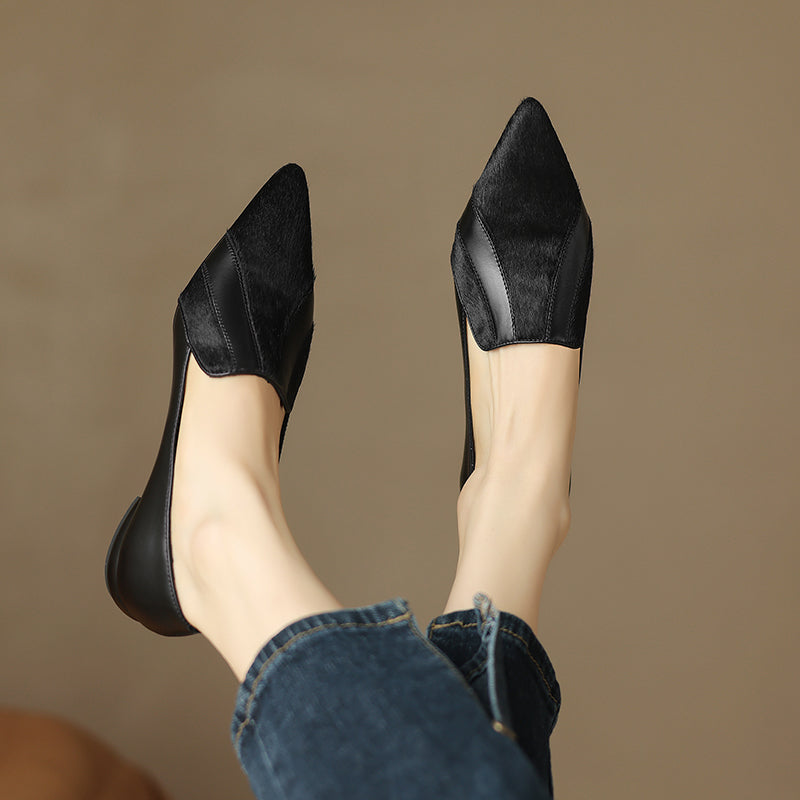 Kiara Genuine Leather Flats