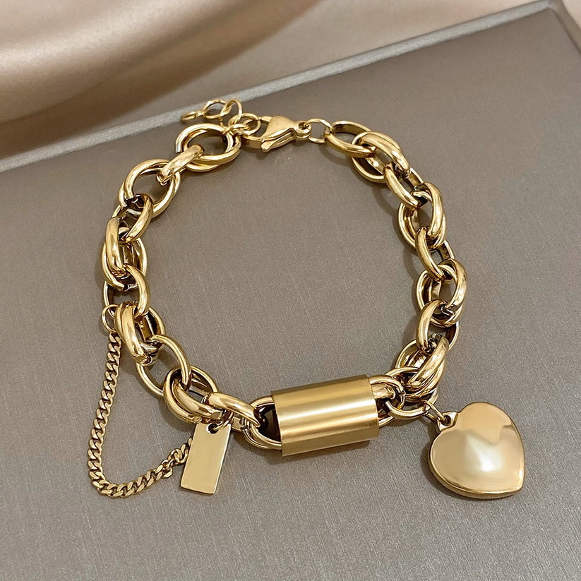 Gold Chunky Bracelet