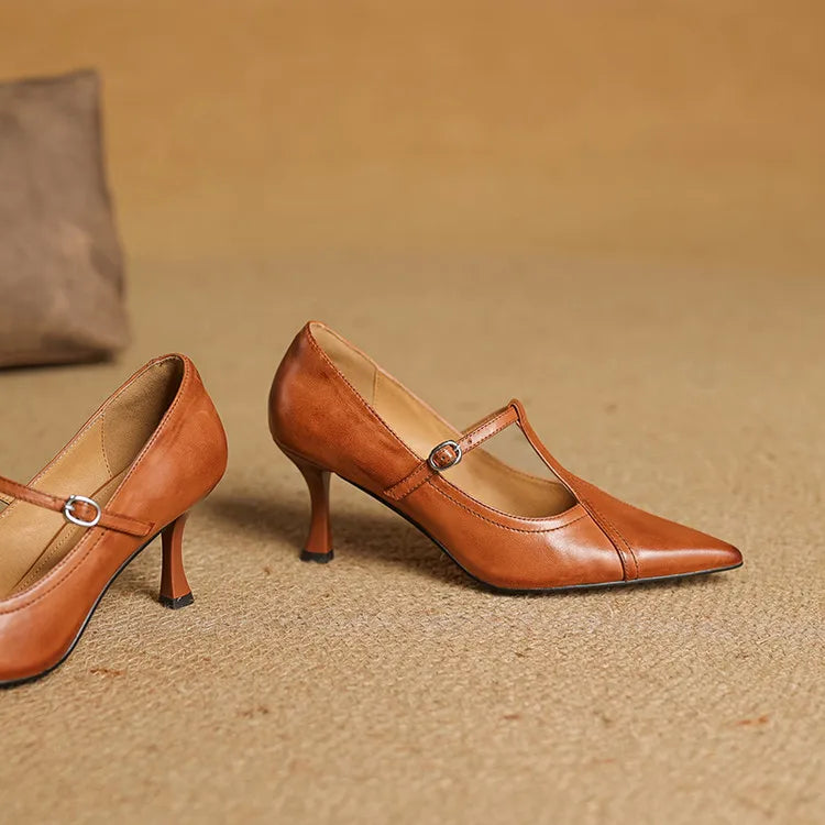 Beka Genuine Leather Heels