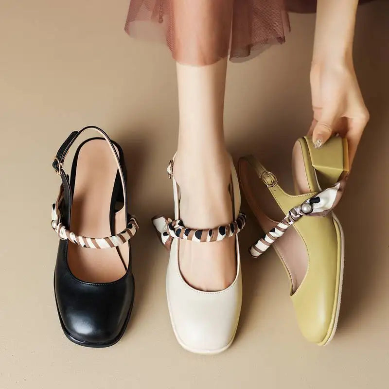 Dahlia Block Heels