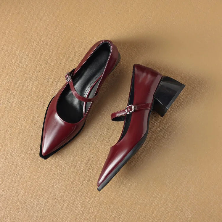 Maden Genuine Leather Heels