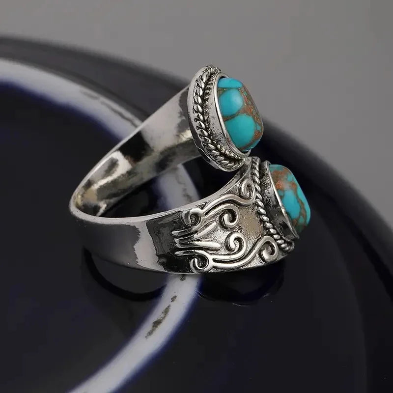Prestige Turquoise Silver Band Ring