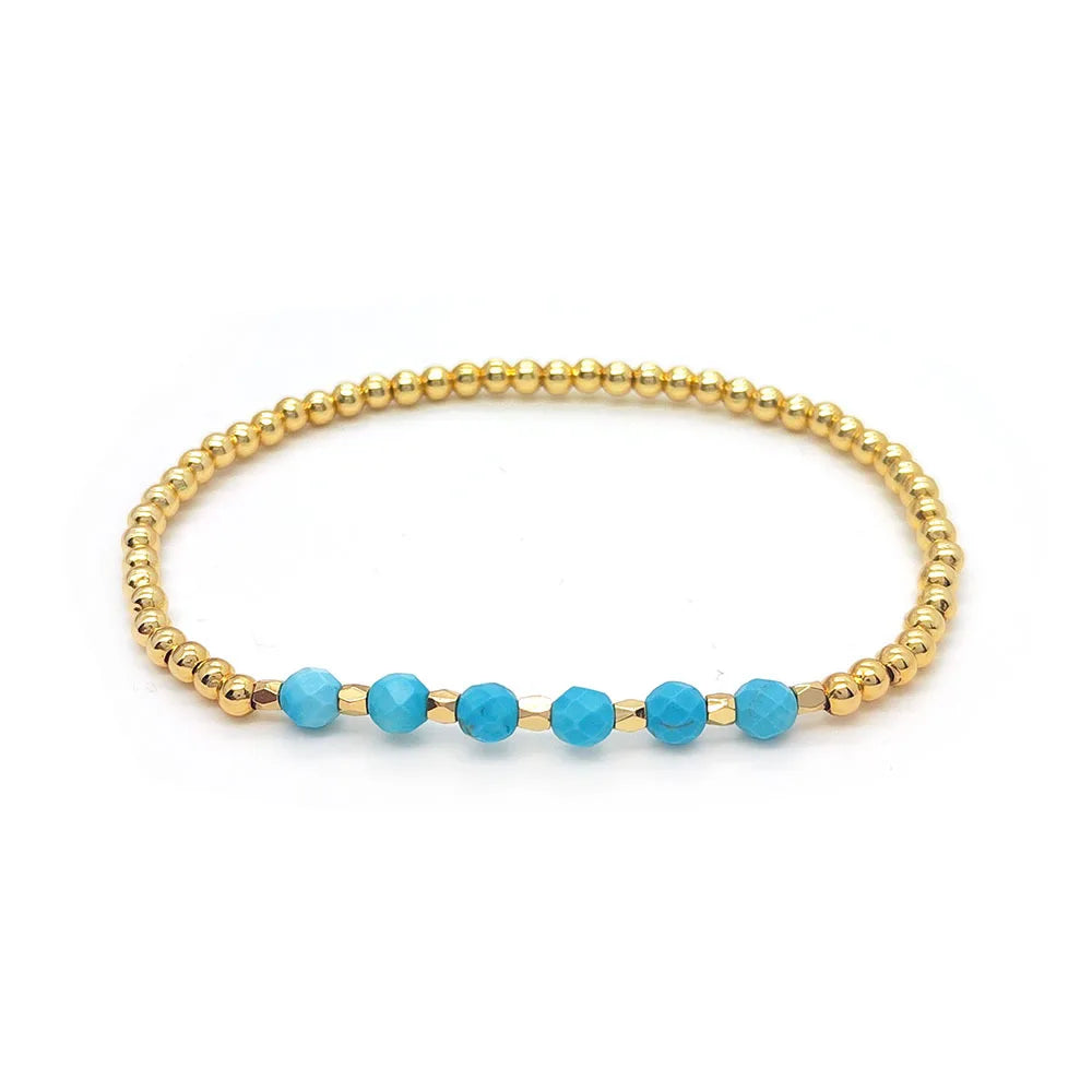 Bold Turquoise Charm Bracelet