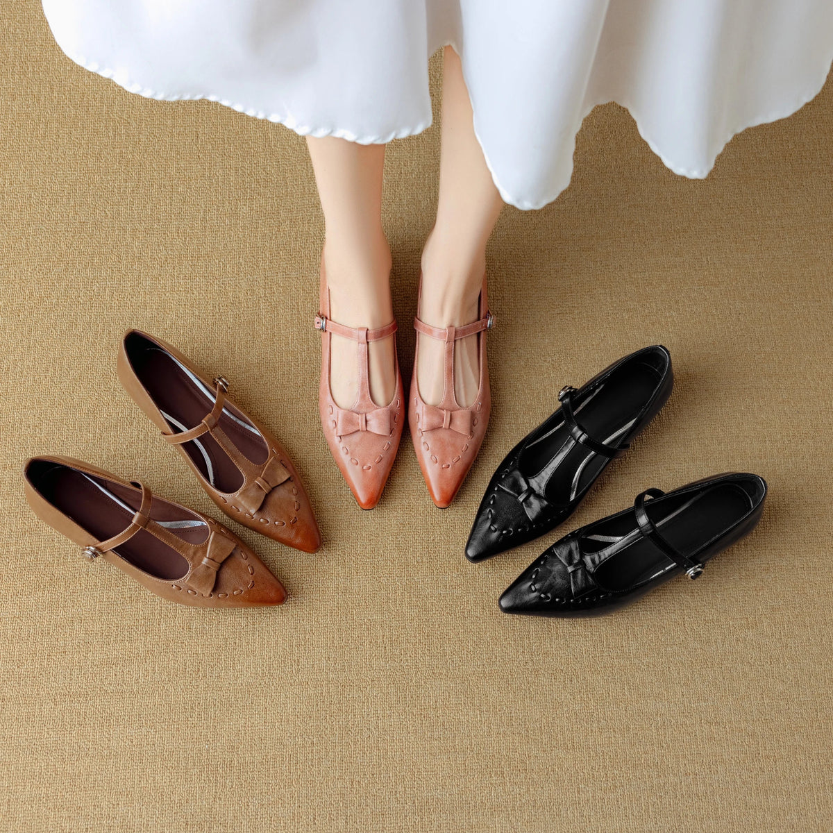 Darlyn Genuine Leather Pumps