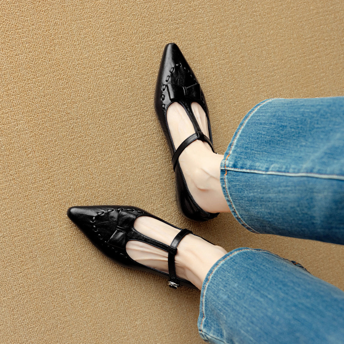 Darlyn Genuine Leather Pumps