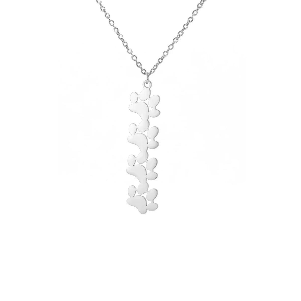 Elegant Stainless Steel Paw Necklace