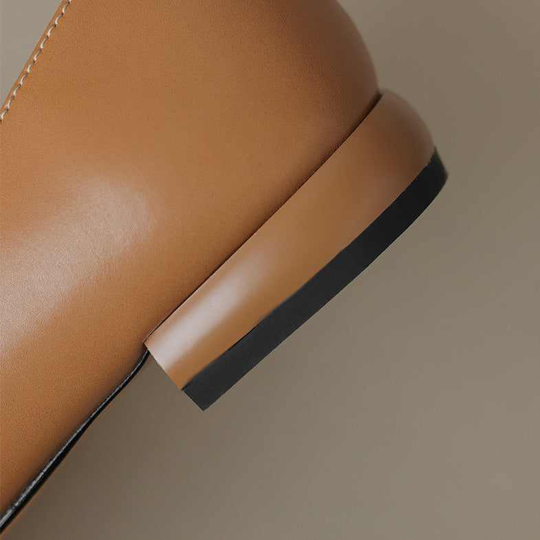 Kiara Genuine Leather Flats