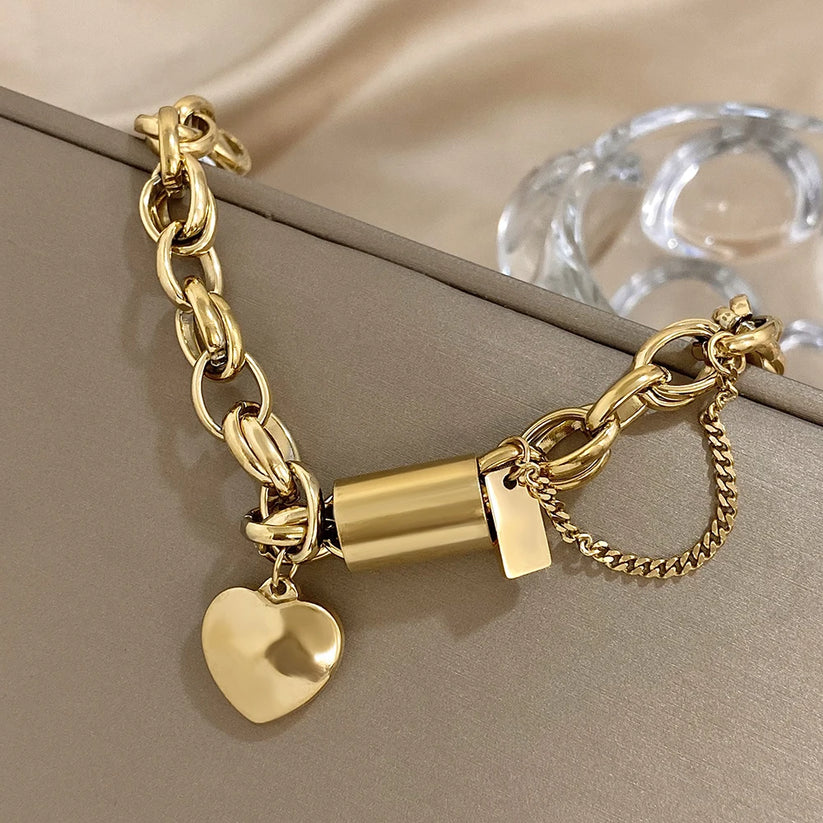 Gold Chunky Bracelet