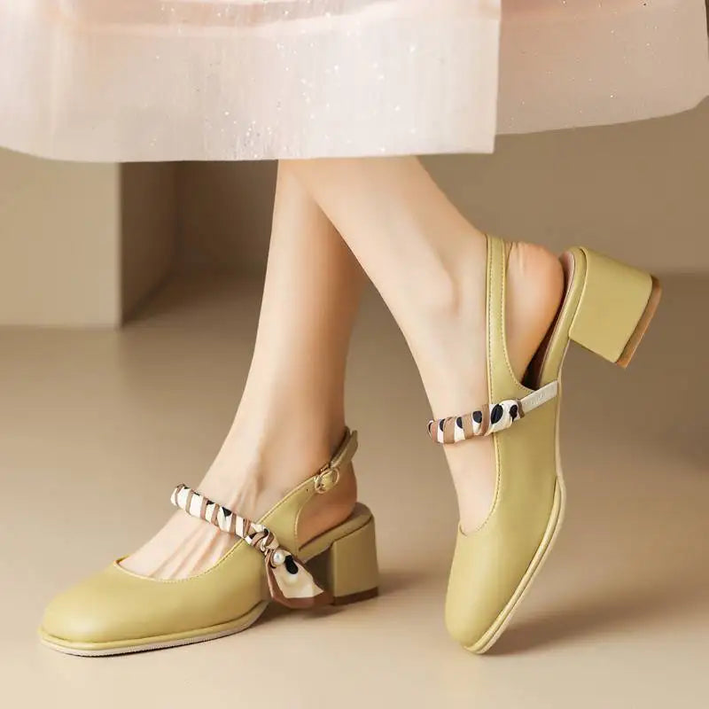 Dahlia Block Heels