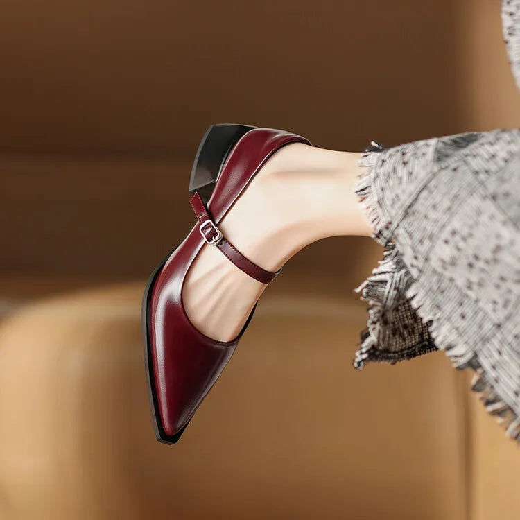 Maden Genuine Leather Heels