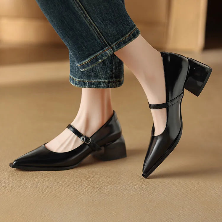Maden Genuine Leather Heels