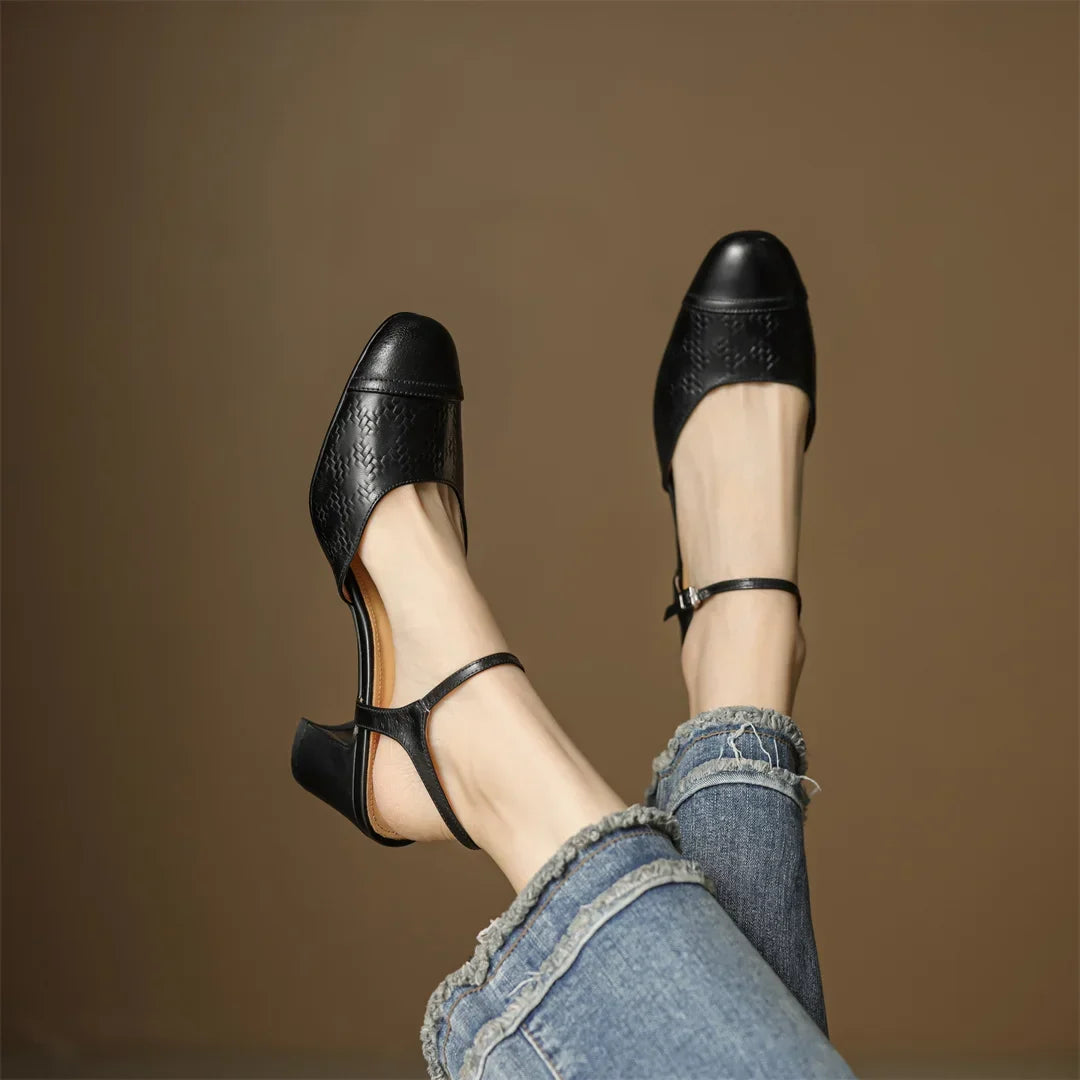 Neiro Genuine Leather Pumps