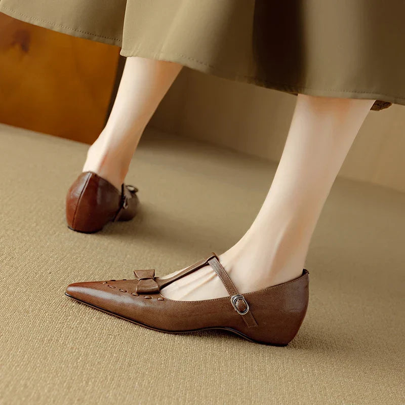 Darlyn Genuine Leather Pumps