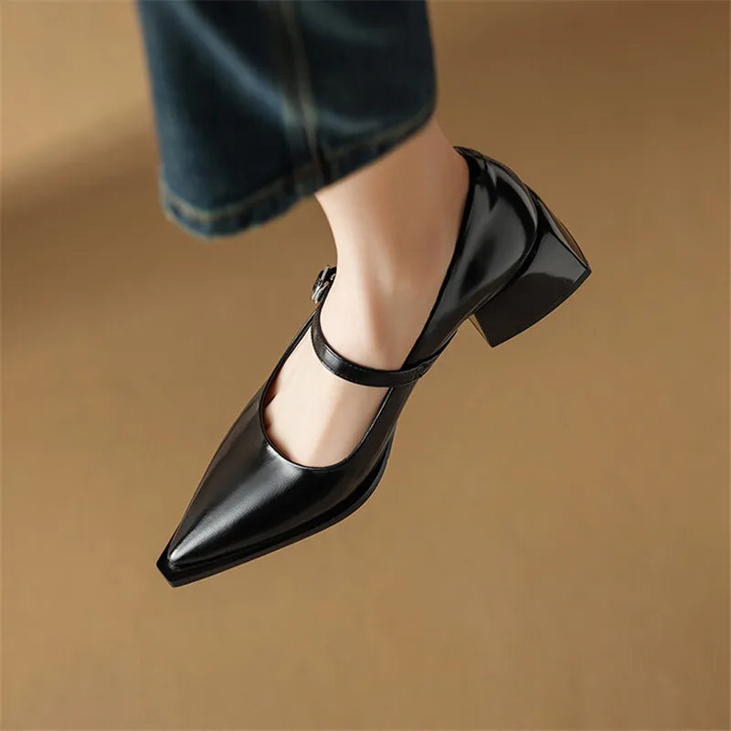 Maden Genuine Leather Heels