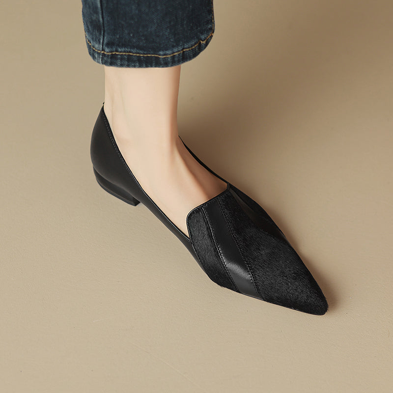 Kiara Genuine Leather Flats