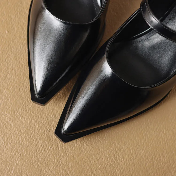 Maden Genuine Leather Heels