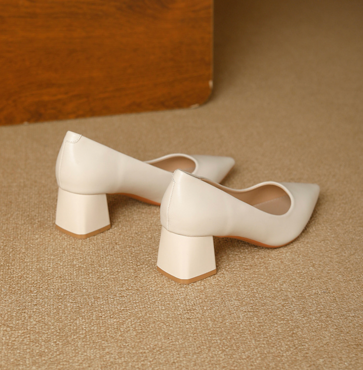 Zella Genuine Leather Heels