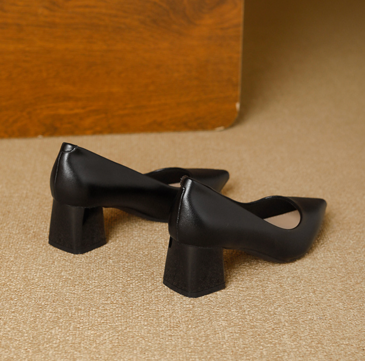 Zella Genuine Leather Heels