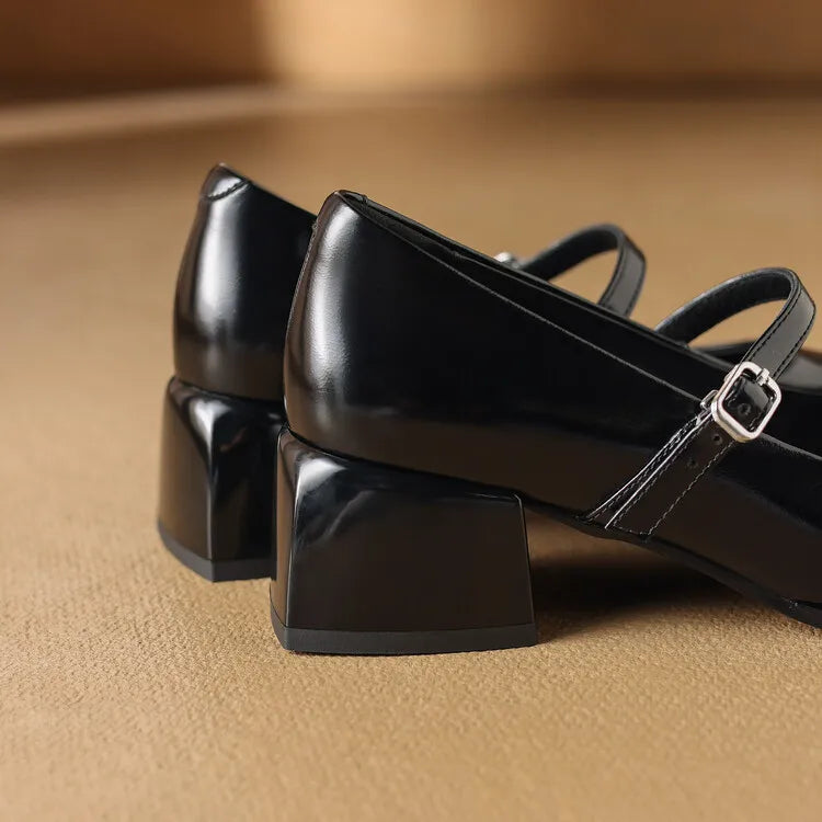 Maden Genuine Leather Heels