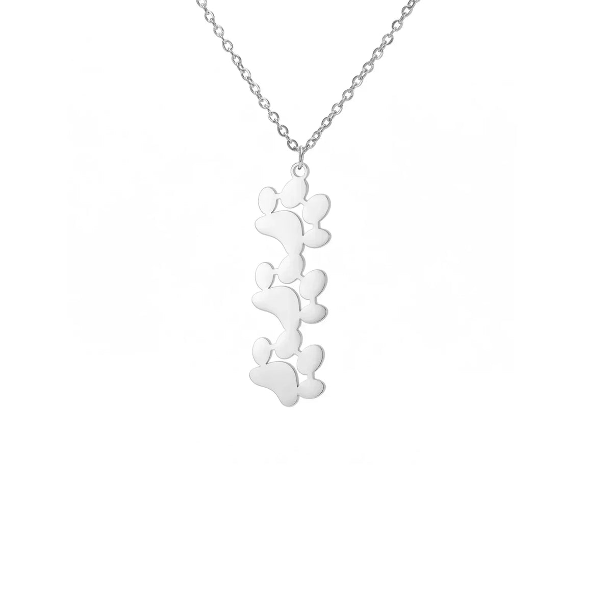Elegant Stainless Steel Paw Necklace