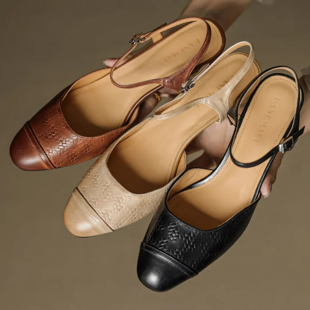 Neiro Genuine Leather Pumps