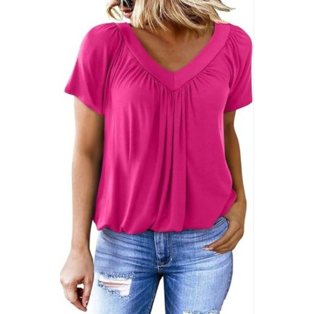 KATHLEEN™ - Casual V-Neck Top