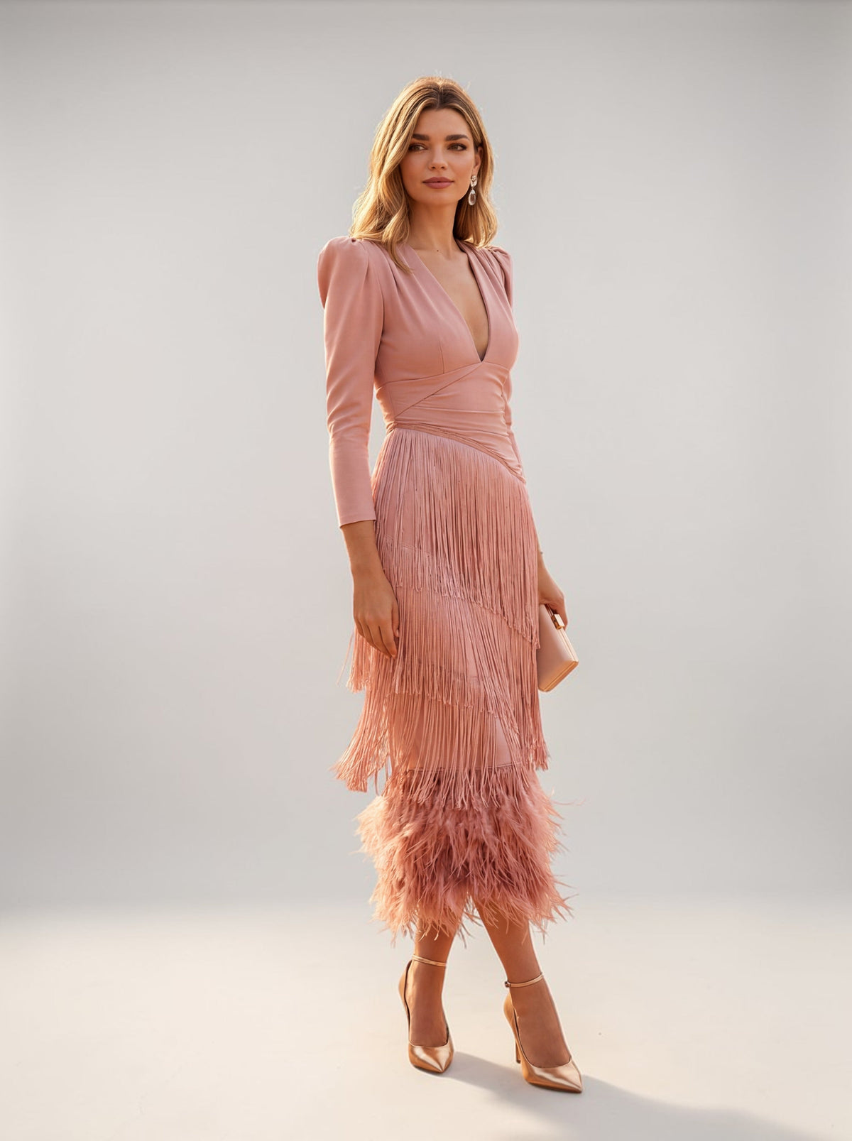 Sofia | Elegant Draped Waist Dress