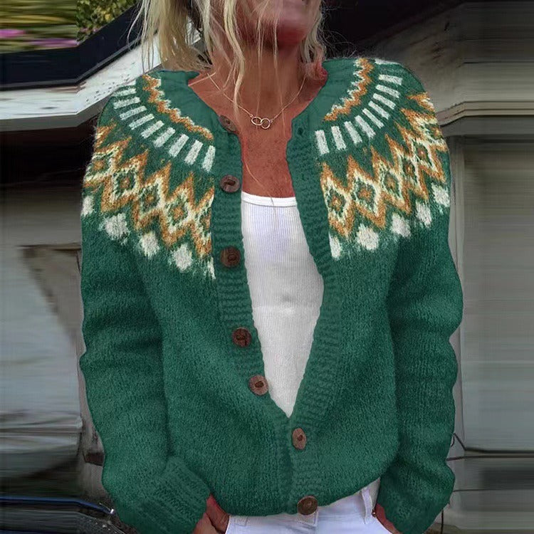 Natalia | Vintage Icelandic Cardigan