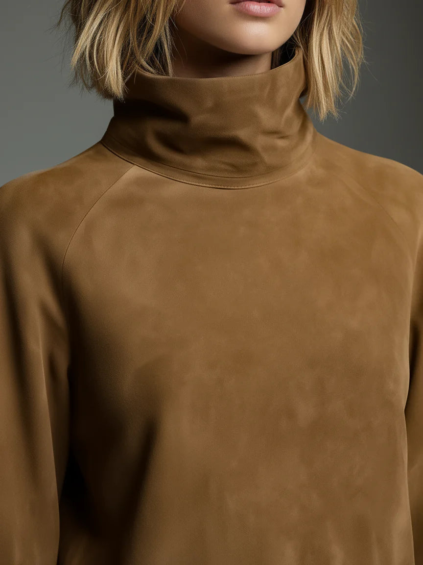 Louisa | Cozy Turtleneck Mini Dress