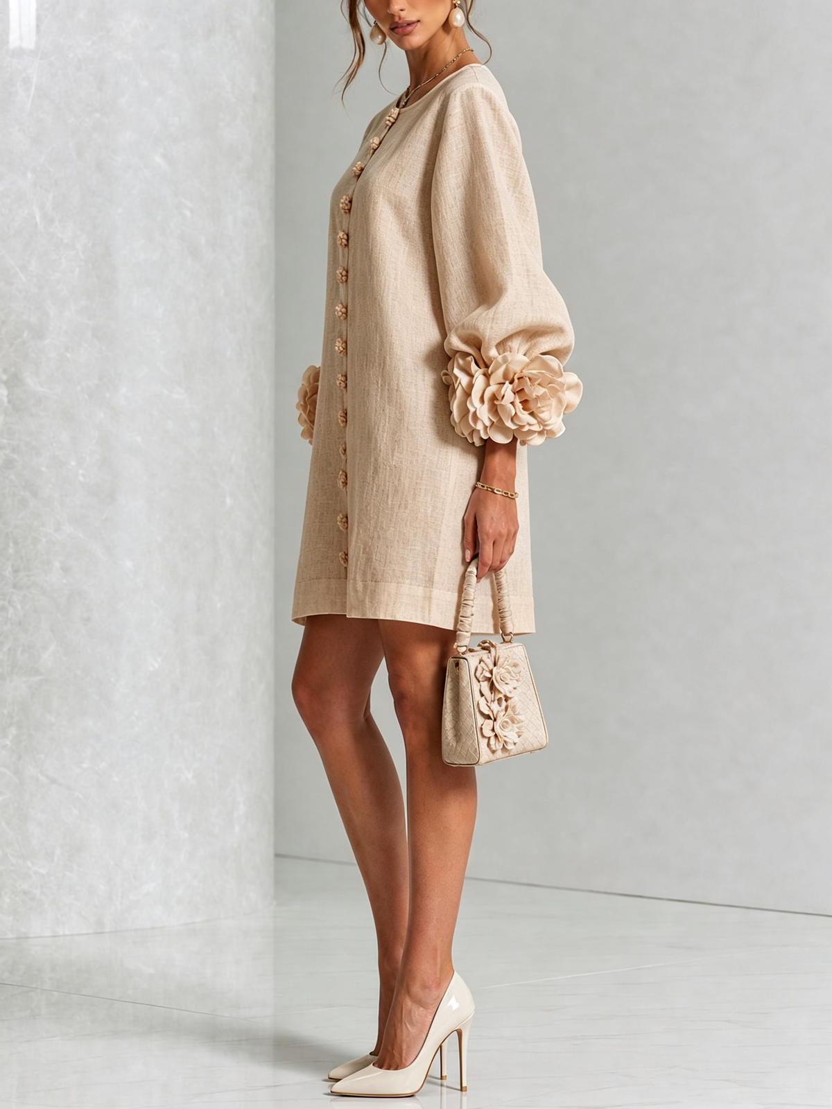 Zelie | Soft Button Down Dress