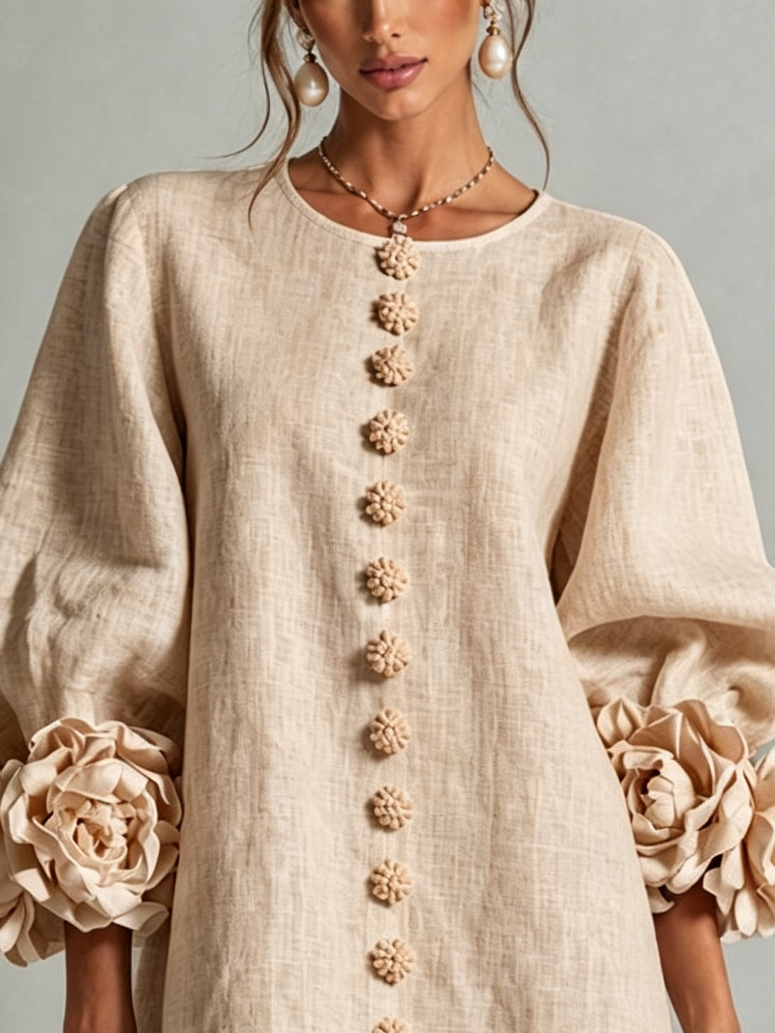 Zelie | Soft Button Down Dress