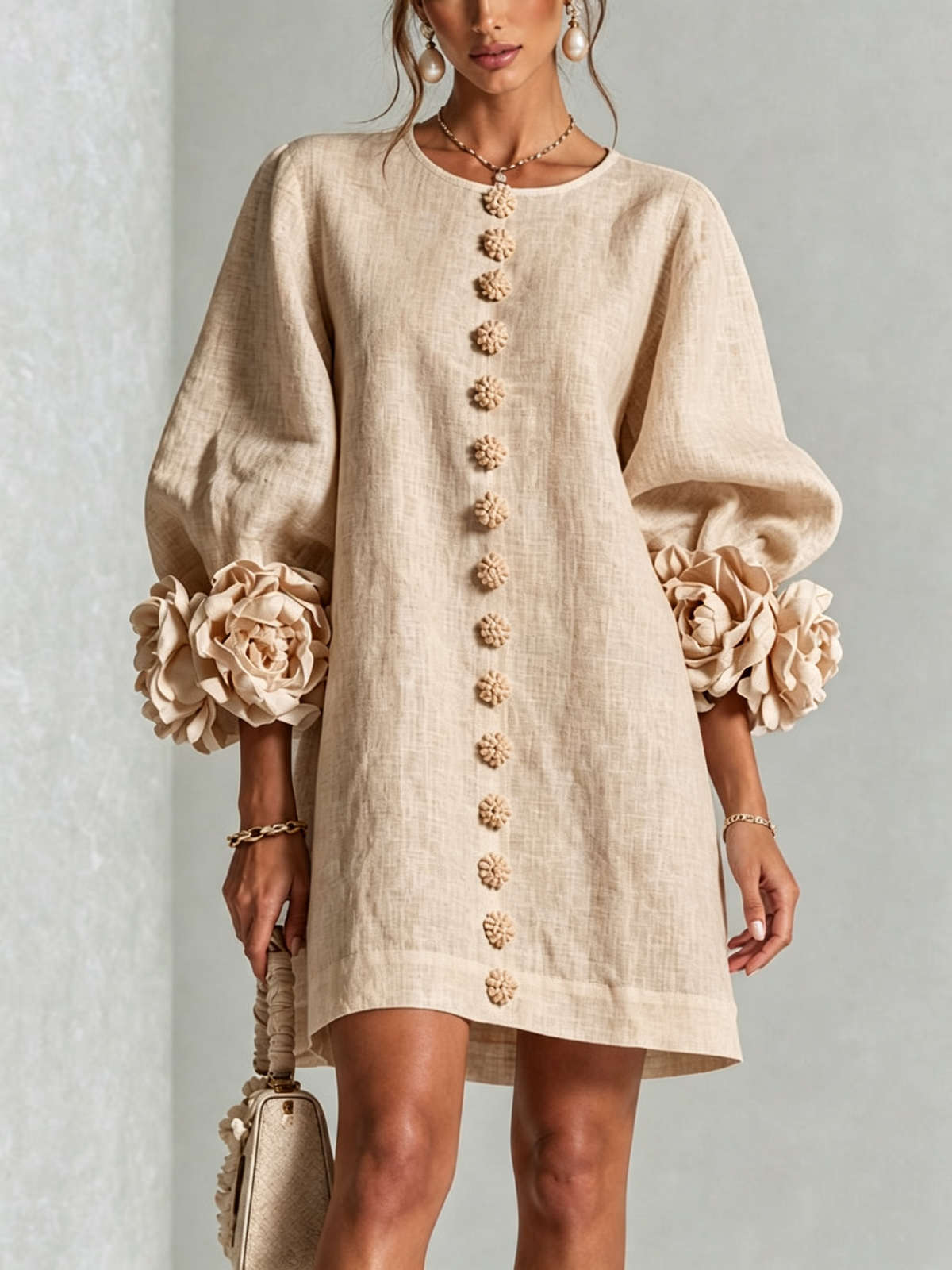 Zelie | Soft Button Down Dress