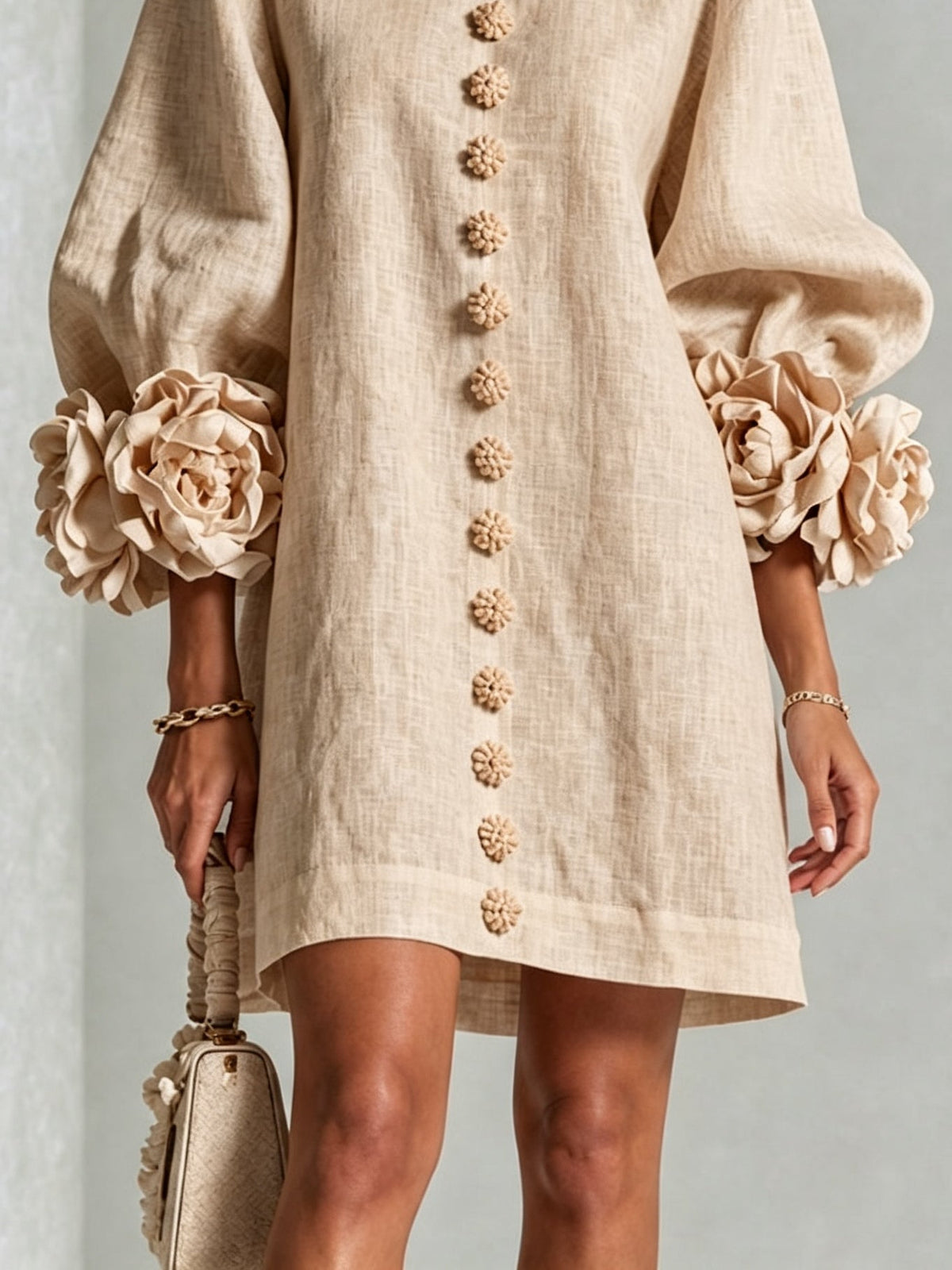 Zelie | Soft Button Down Dress