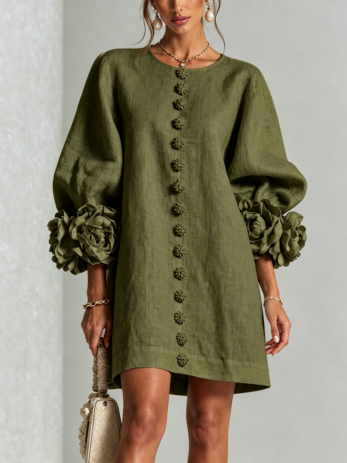 Cosima | Elegant Statement Cuff Dress