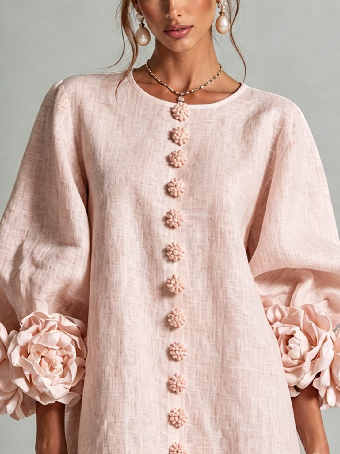 Perrine | Soft Statement Cuff Mini Dress