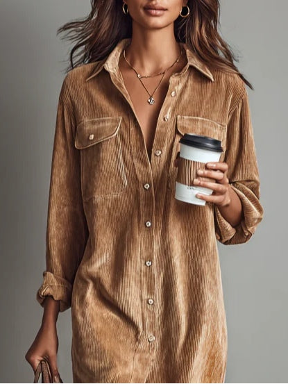 Dalia | Relaxed Button Down Dress