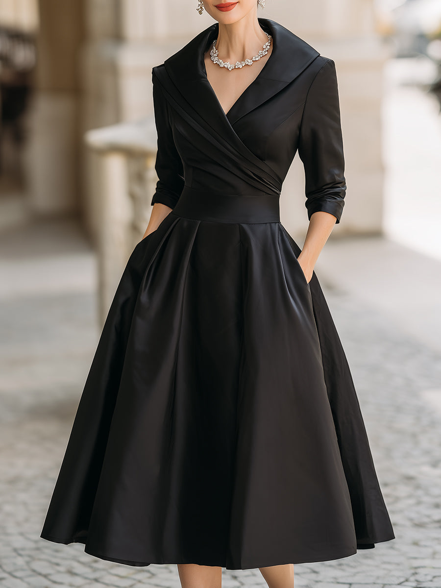 Marley | Elegant Wrap Midi Dress