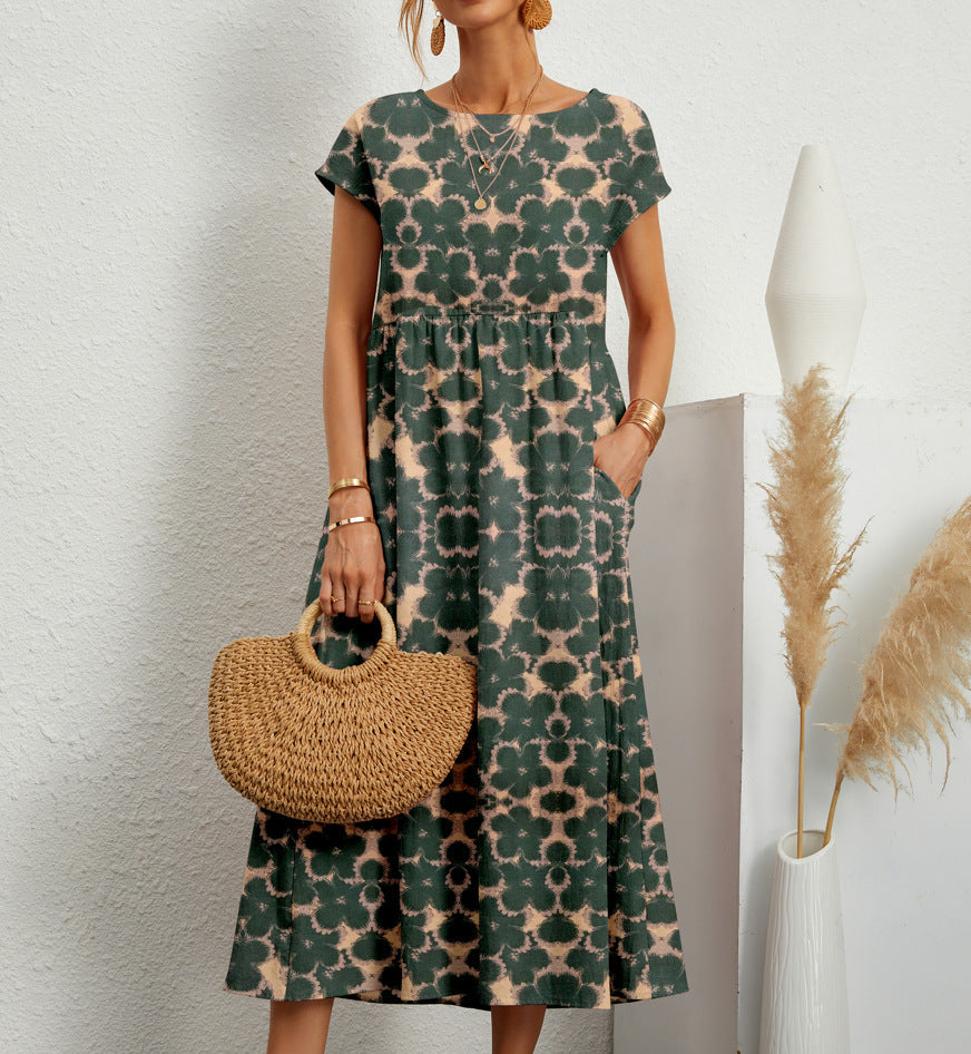 Florene | Breezy Floral Midi Dress