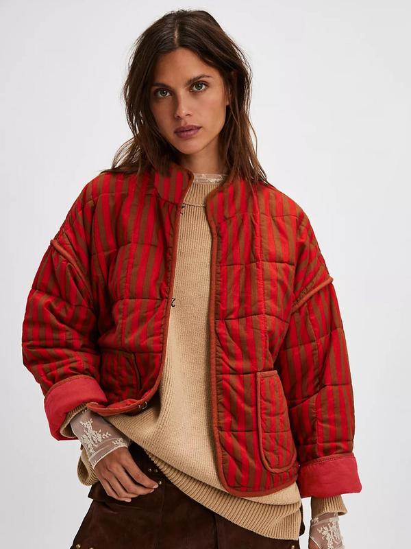SALENTINE™ - Chic Print Style Long Sleeve Jacket