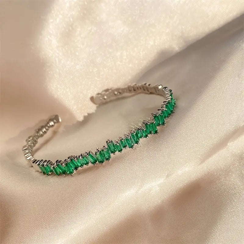 Leonore Emerald Crystal Ring