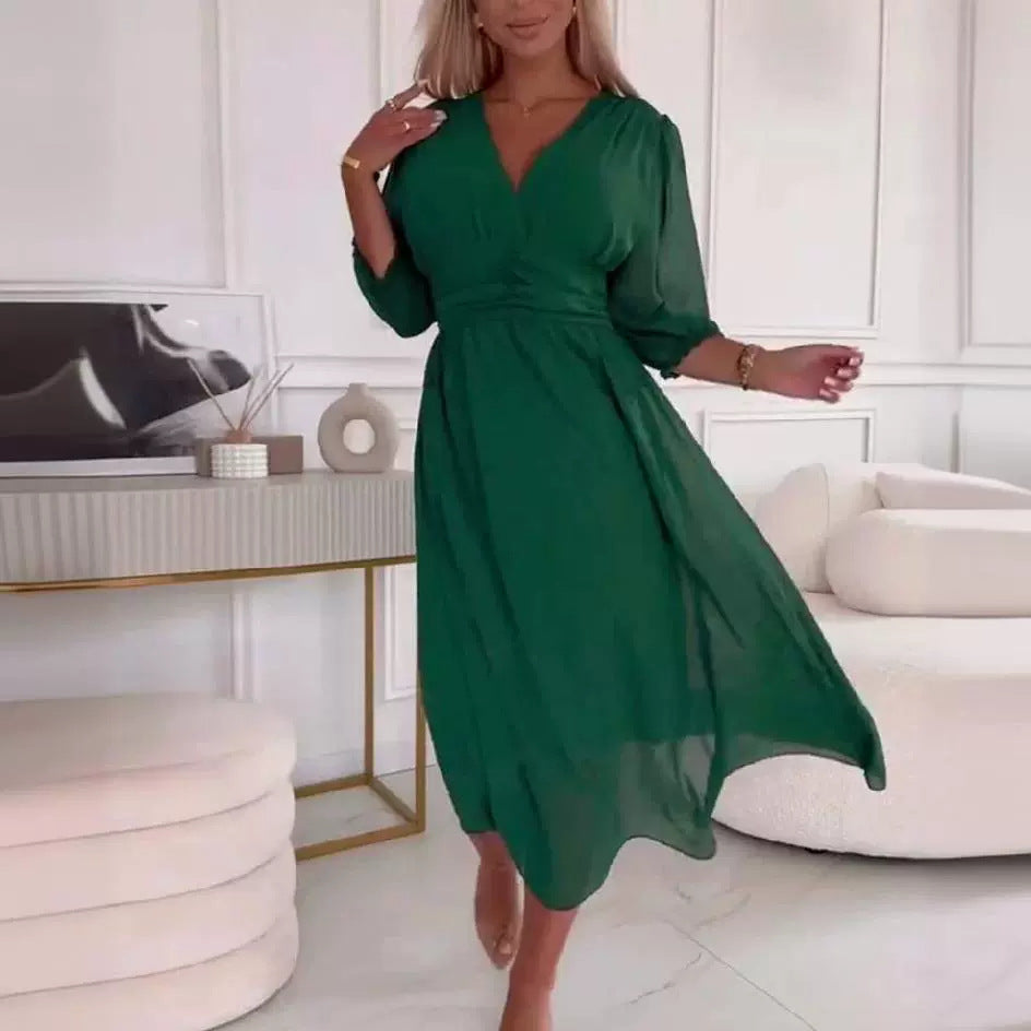 Naomi | Elegant Chiffon Dress
