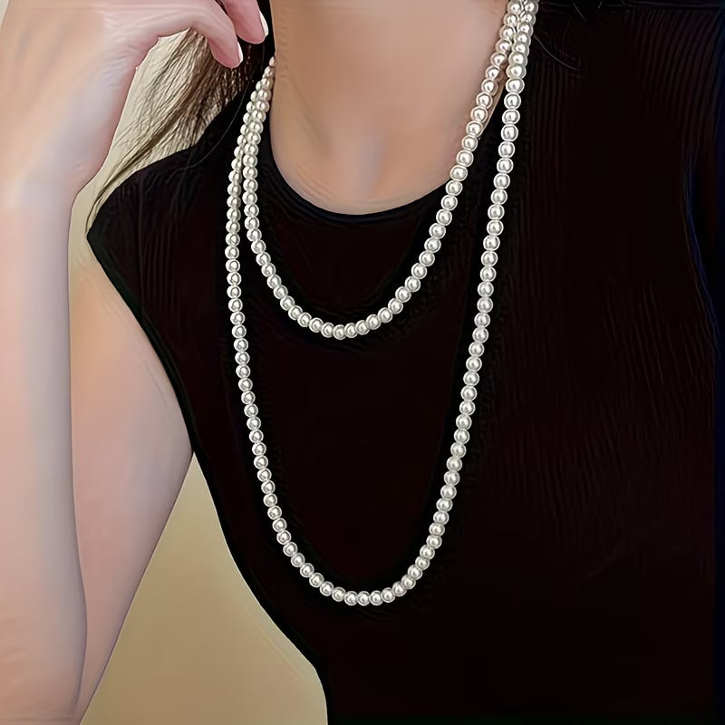 Timeless Double Pearl Necklace