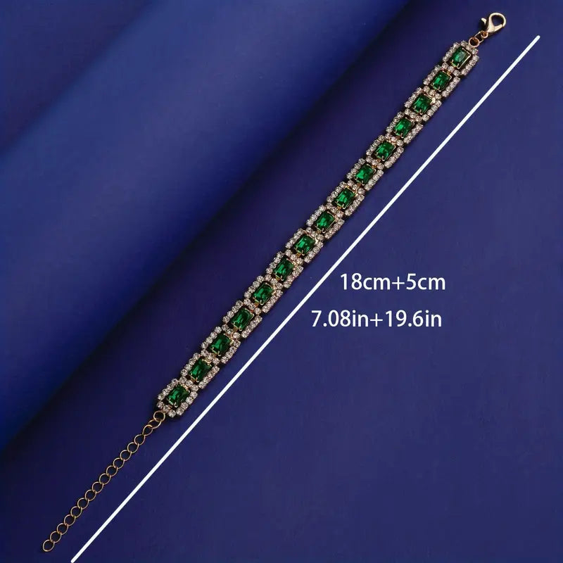 Rosewood Emerald Shine Bracelet